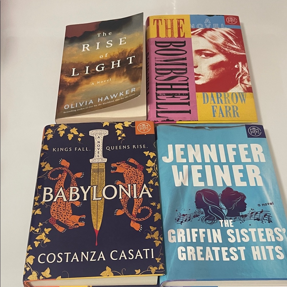 Set of Four Historical Fiction Novels